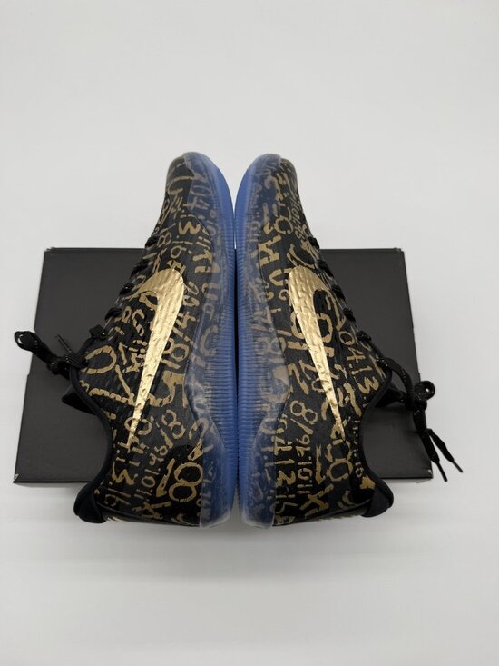 New Nike Kobe XI EM Protro Basketball Shoes Mens Size 9.5 Black Gold IU4902 900